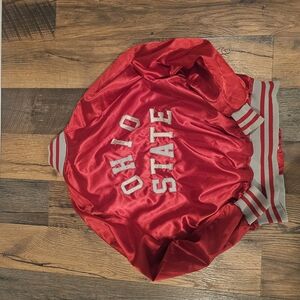 Ohio State Red Satin Jacket